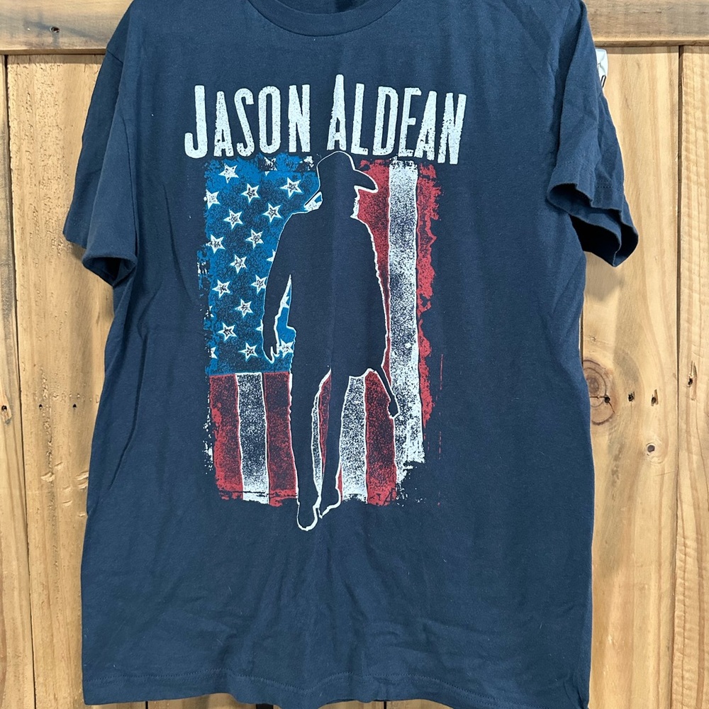 Tultex Men's Navy Graphic Tee